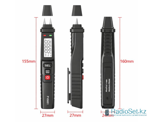 Влагомер для древесины и строительных материалов MASTFUYI FY8861